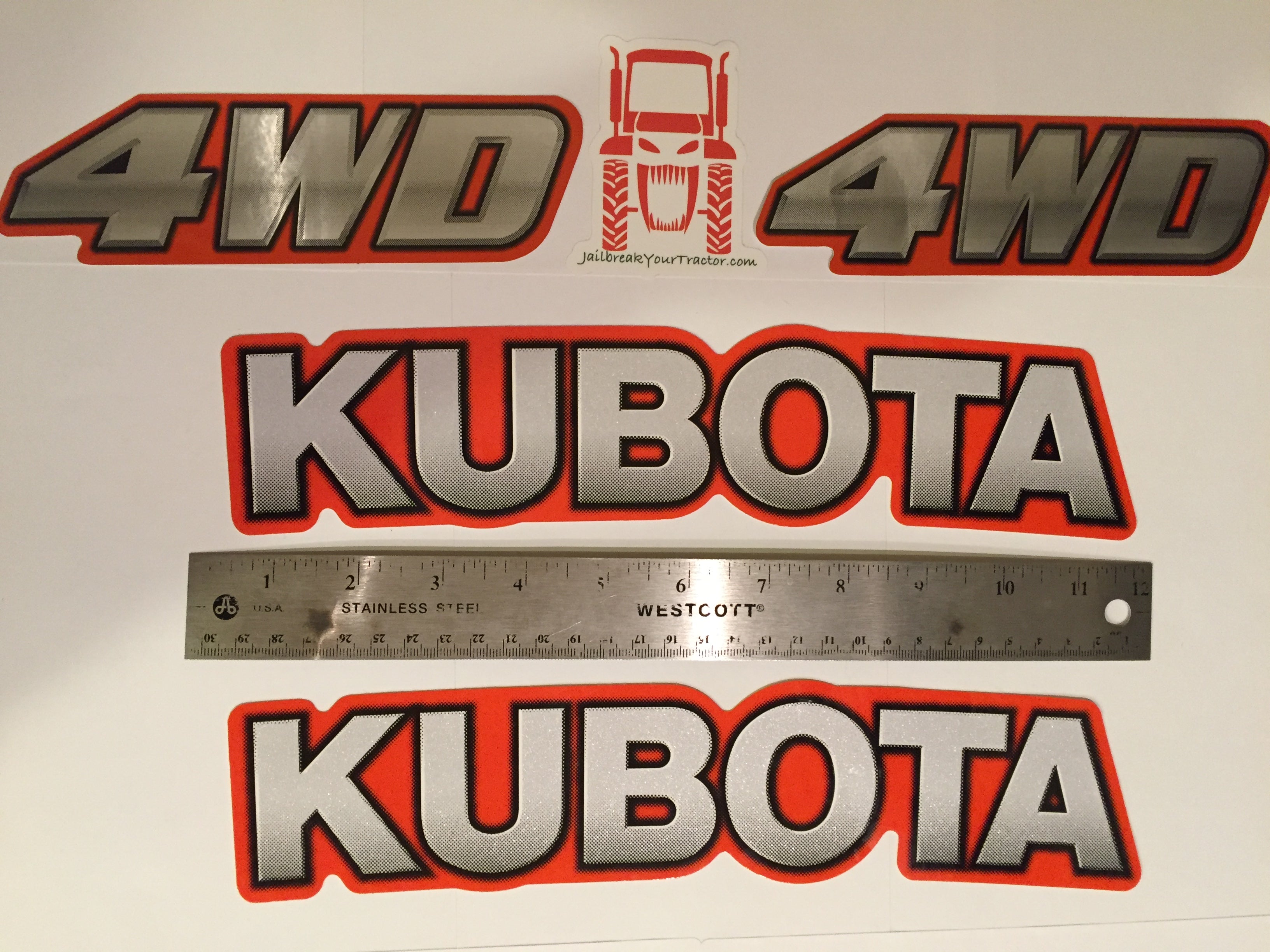 OEM Genuine Kubota Tractor BX B L Decal Kit Tractor Decals Sticker Set oem-genuine-kubota-tractor-bx-b-l-decal-kit-tractor-decals-sticker-set