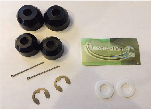 Kubota Inner and Outer Tie Rod Rubber Boot Kit Upgraded Style BX GR