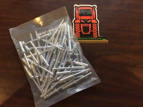 50 Aluminum Exploding Small Head Mill Pop Rivets 3/16" Fastener Tri-Fold STRONG