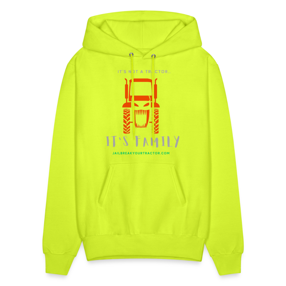 Men's Hoodie - safety green